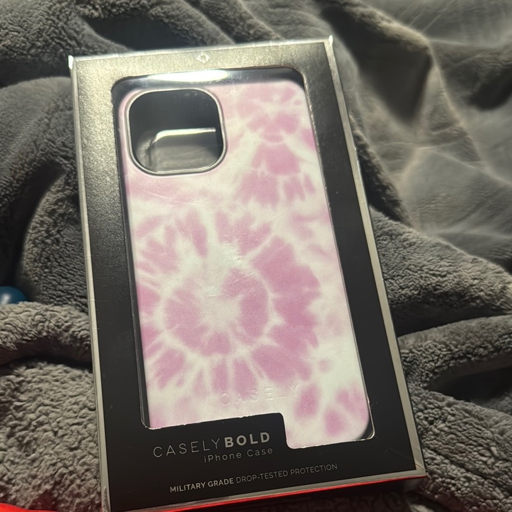 CASELY BOLD Pink Tie-Dye iPhone Case